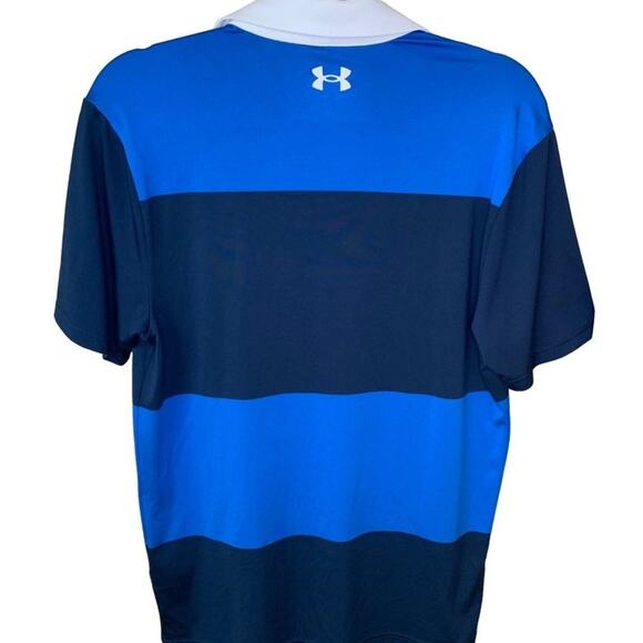 NWT Under Armour Polo Men's Sz Small The Playoff Polo Victory Blue Style 1327037 - Picture 2 of 7